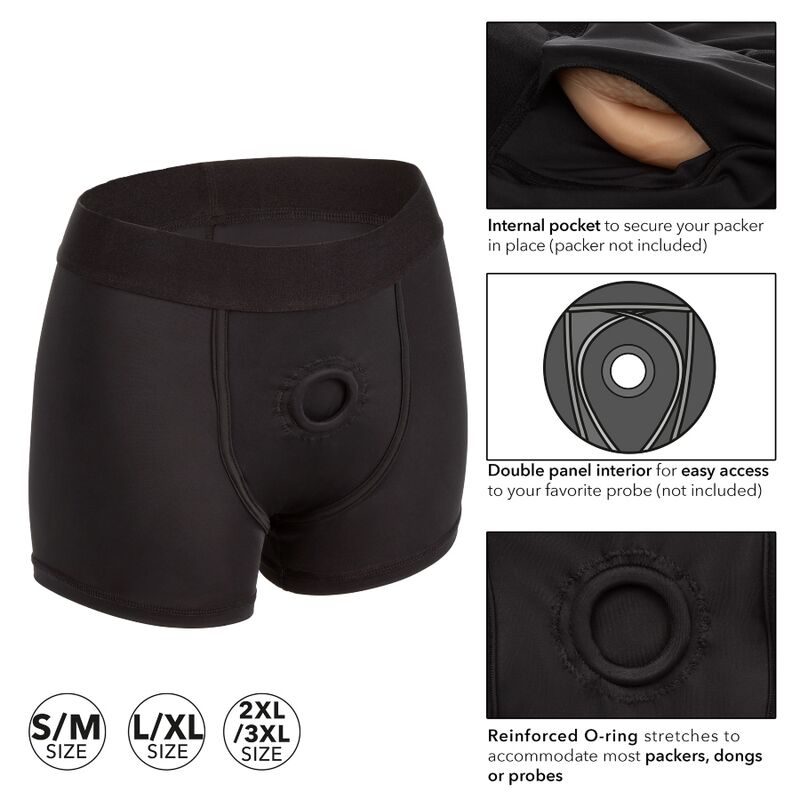 Ham de Corp Tip Boxer, CalExotics - Boundless Boxer Brief, Inel O Intarit, L/XL
