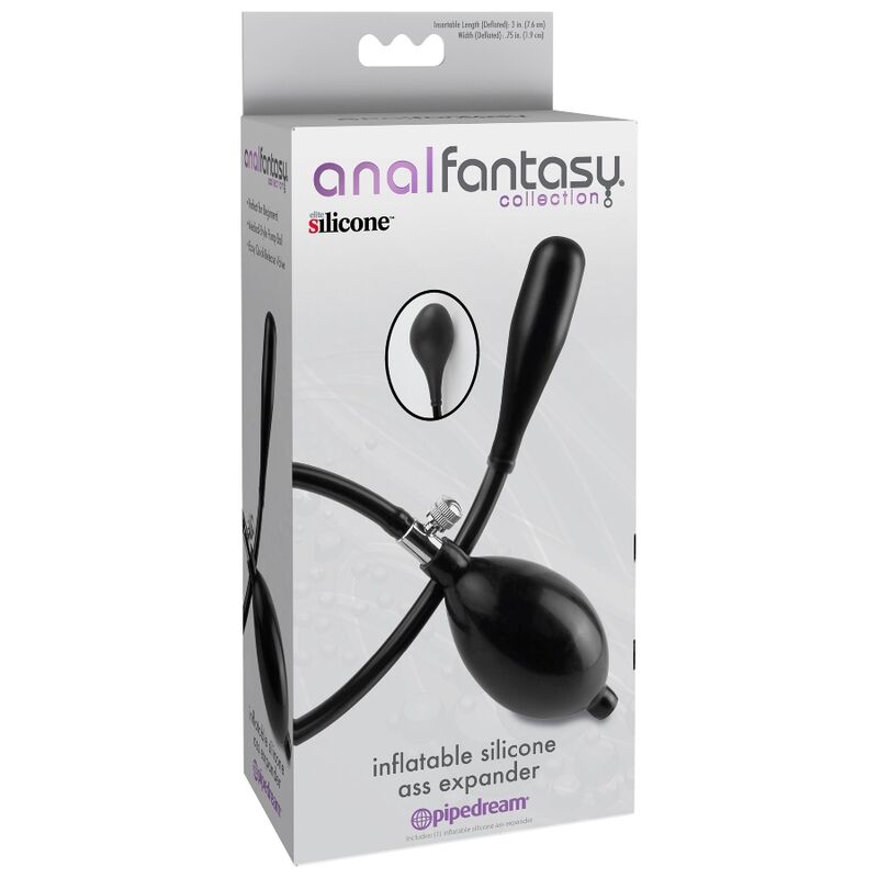 Plug Gonflabil, Anal Fantasy - cu Vibratii, Lungime Inserabila 10.1 CM
