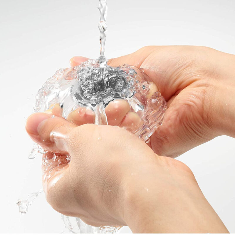 Masturbator, Tenga - Aero Cobalt Ring, 10 Niveluri de Strangere si Aspiratie, Albastru Cobalt