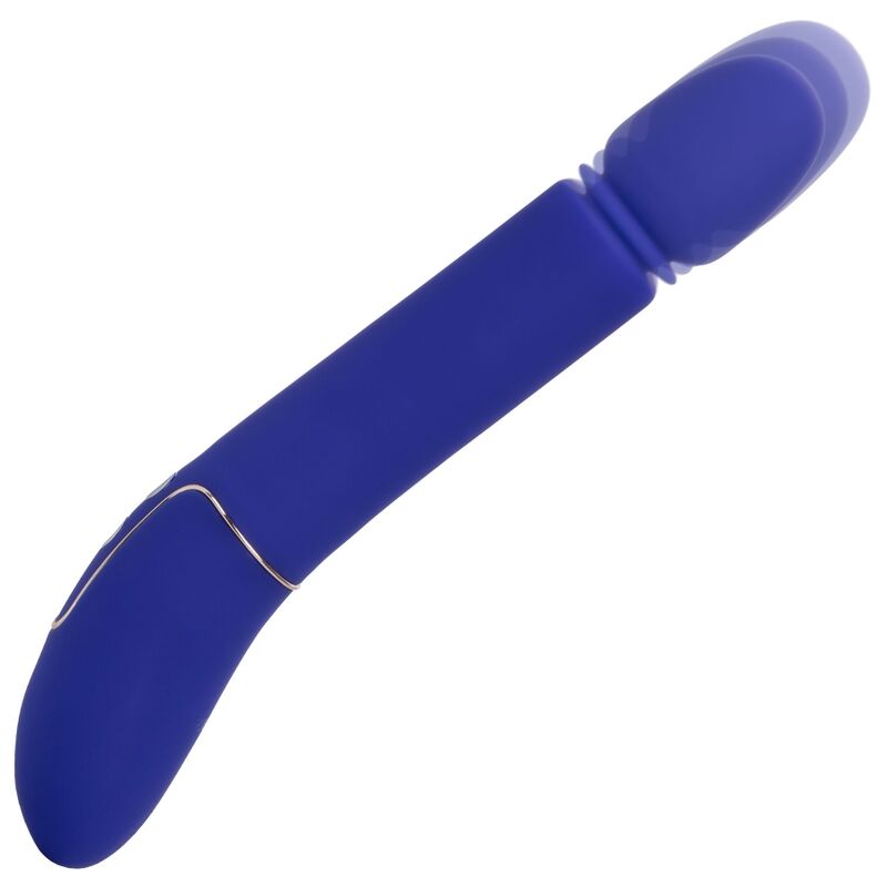 Vibrator, CalExotics - Shameless Slim Thumper, 850 Miscari pe Minut, Albastru