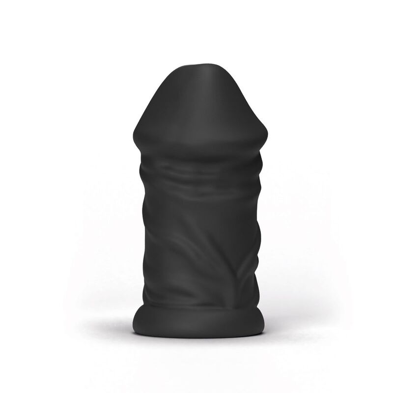 Masturbator, All Black - Daddy, Interior cu Striatii, 17 CM