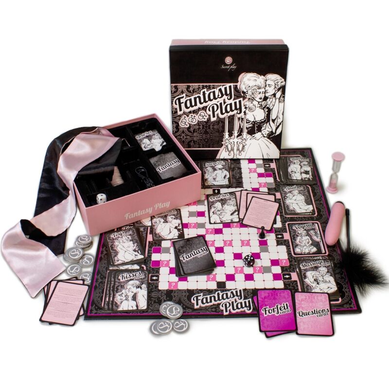 Joc de Societate, Secretplay - Fantasy Play, Joc Erotic pentru Cupluri, Multilingv ES/EN/FR/PT
