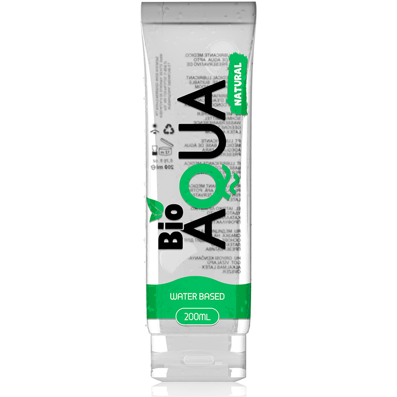 Lubrifiant, Bioaqua, Ingrediente 100% Naturale pe Baza de Apa, 200 ML