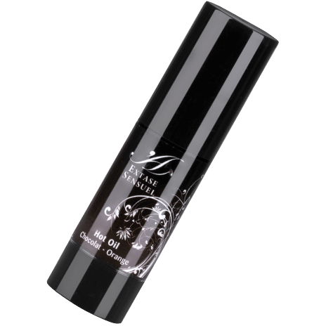Ulei de Masaj Stimulant cu Efect Cald, EXTASE SENSUAL - Ciocolata si Portocala, 35 ml