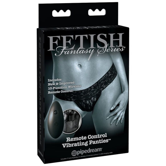 Chiloti Vibratori, Fetish Fantasy Limited Edition - Telecomanda 10 Functii, Talie 61-86 CM