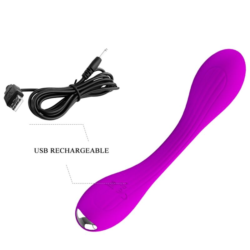 Vibrator, Pretty Love - Yedda Flexible, 12 Moduri de Vibratie, 171 x 27 mm