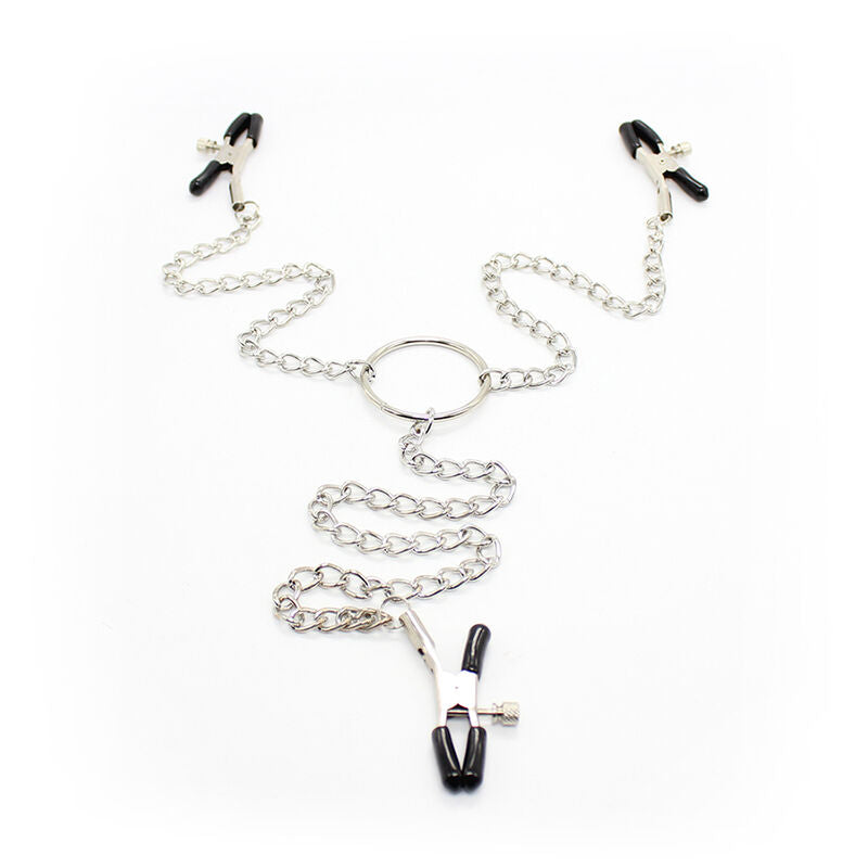 Cleme Metalice pentru Sfarcuri, Ohmama - Fetish 3 in 1, Ajustabile cu Suruburi