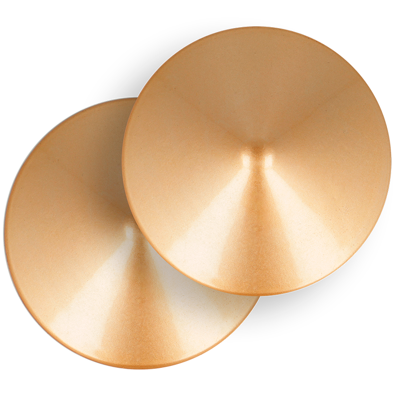 Acoperitoare Sfarcuri, Coquette Chic Desire - Golden Circles, Reutilizabile, Auriu