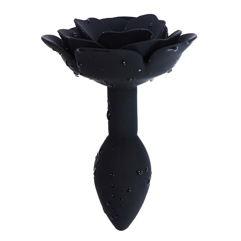 Plug Anal, Ohmama - Fetish Black Roz, Silicon Hipoalergenic, 11 CM