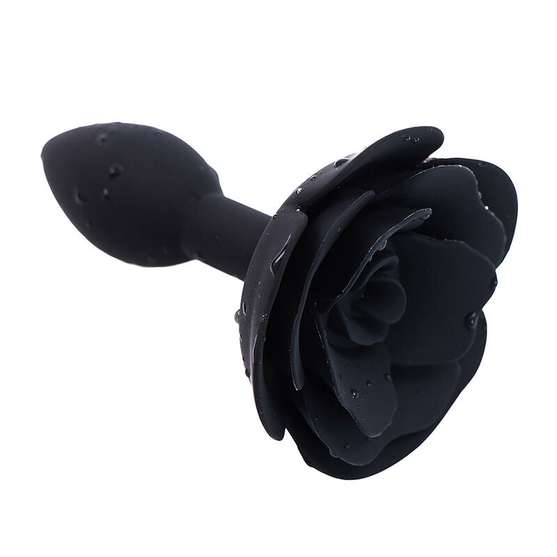 Plug Anal, Ohmama - Fetish Black Roz, Silicon Hipoalergenic, 11 CM