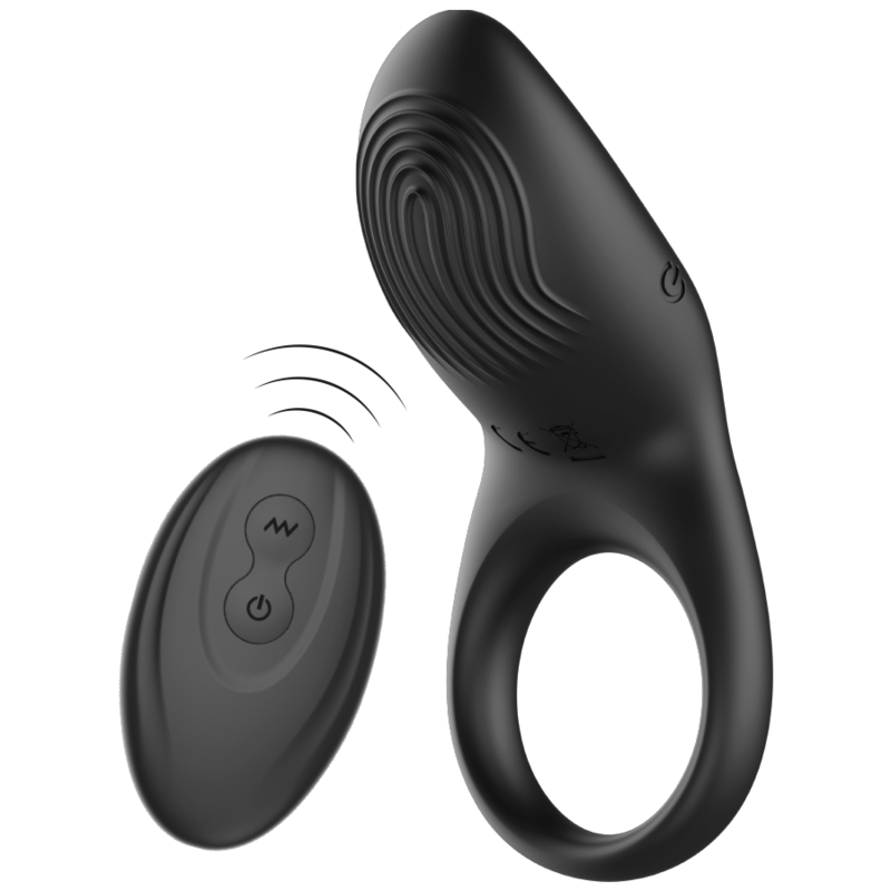 Inel Vibrator, Ibiza - Full Contact, cu Telecomanda, Negru