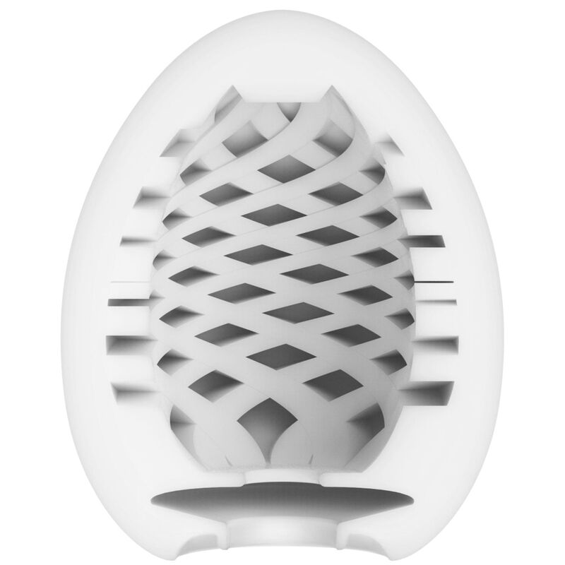 Masturbator, Tenga - Mesh Egg, Textura cu Proeminente Hexagonale, 49 x 49 x 61 mm