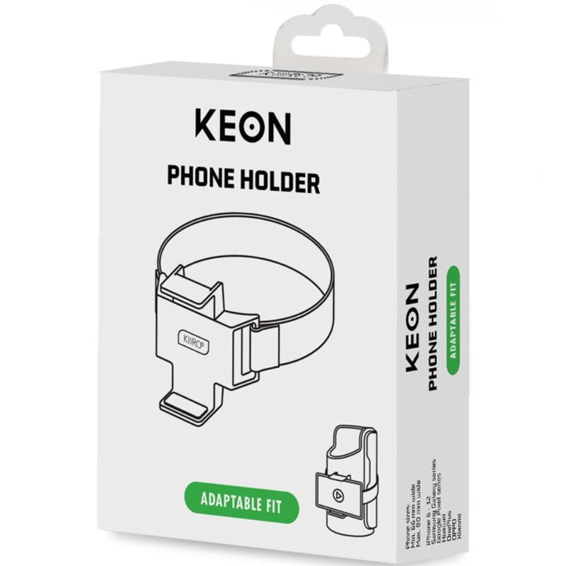 Suport Telefon, Kiiroo - Keon Mobile Adapter, Compatibil cu Majoritatea Telefoanelor, Latime Telefon 66-80 Mm