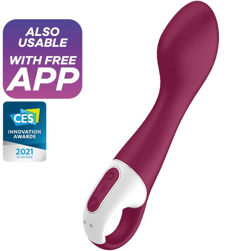 Vibrator Punctul G, Satisfyer - Hot Spot, cu Incalzire