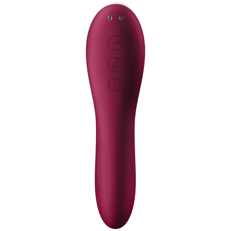 Vibrator cu Pulsatii de Aer, Satisfyer - Dual Crush, Unde de Presiune si Vibratii