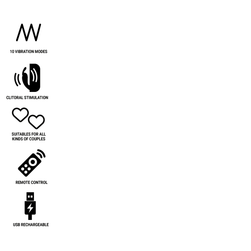 Vibrator pentru Cupluri, Rithual - Kama, cu Telecomanda, Azabache