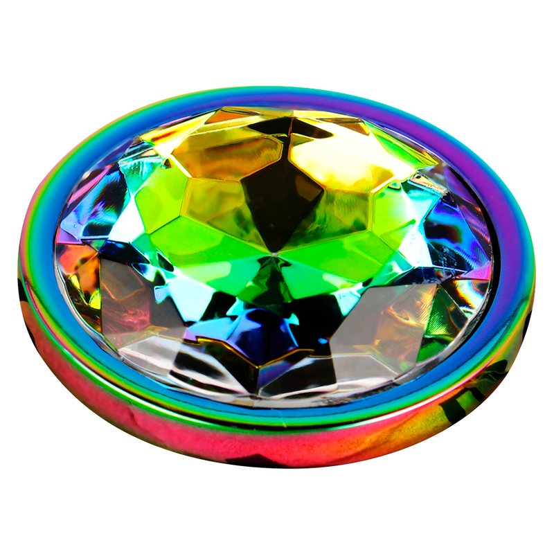 Plug Anal, Ohmama - Iridescent Circle, Metal, Marimea M