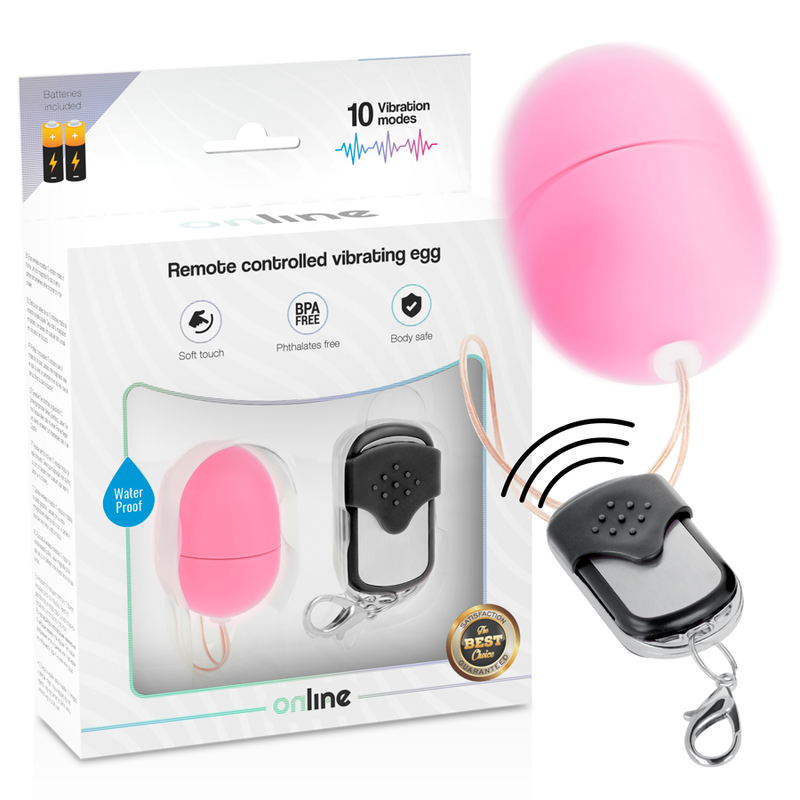 Ou Vibrator, Online - Remote Control S, Control de la Distanta, Roz