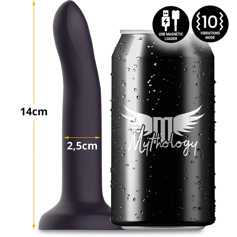 Dildo, Mythology - Duman Mystic, Vibrator Compatibil cu Tehnologie Wireless Watchme, S