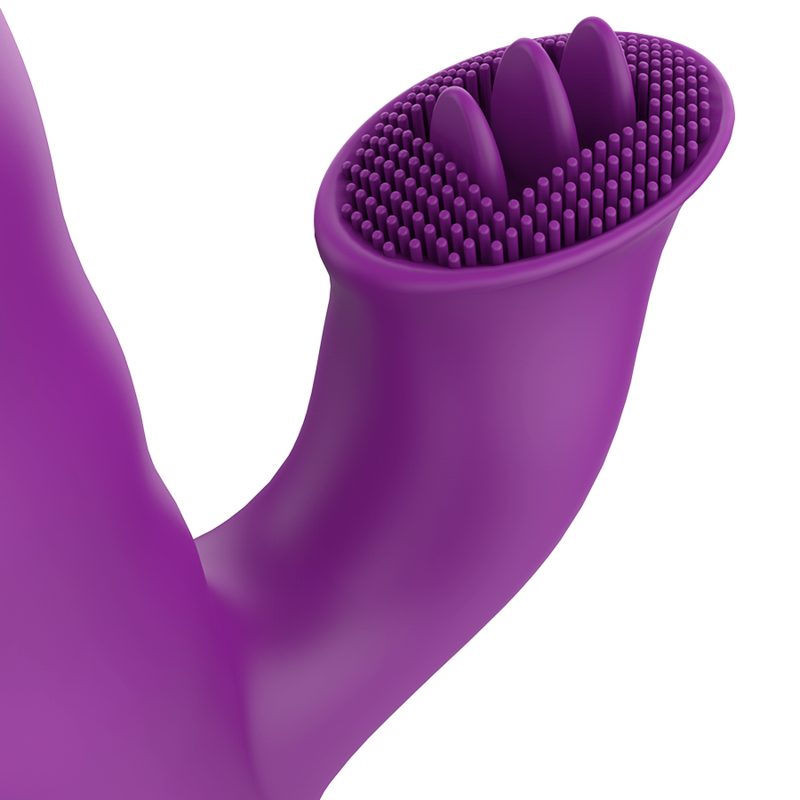 Vibrator Iepuras, Fun Function - Zenda, Thruster & Rotation, 24.5 CM x 3.5 CM