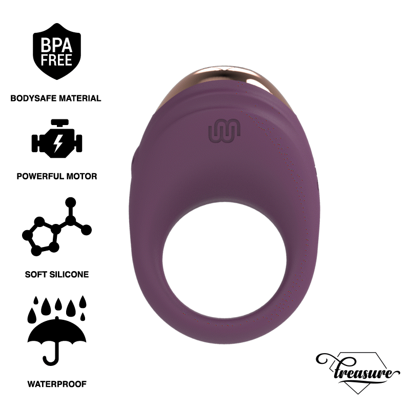 Inel Vibrator, Treasure - Robin, Compatibil cu Tehnologia Wireless Watchme