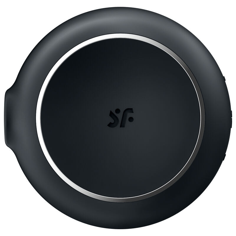 Stimulator cu Aer Pulsatoriu Dublu si Vibrator, Satisfyer - Pro To Go 3, 2 Motoare Controlabile Separat, Negru