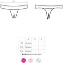 Tanga Crotchless, Obsessive - Miamor, Dantela si Pietre Stralucitoare, S/M