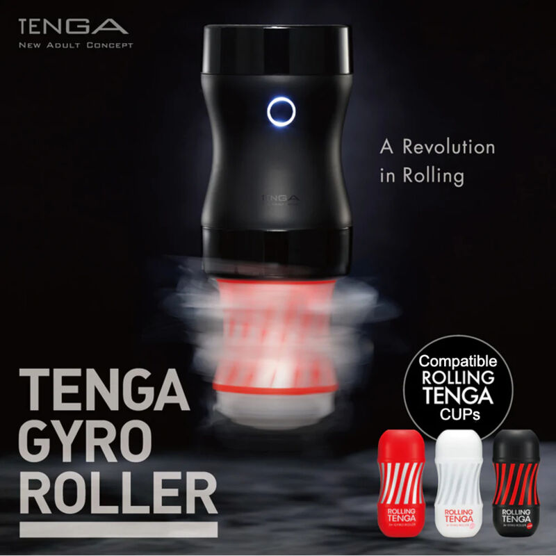 Masturbator, Tenga - Gyro Roller Cup, Stimulare Rotativa, Strong