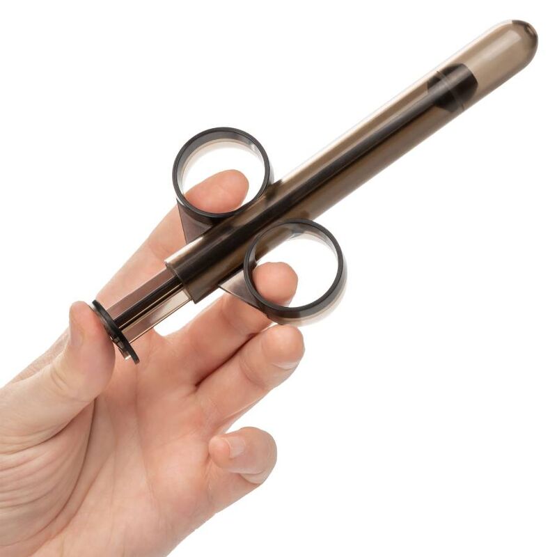 Dispenser de Lubrifiant, CalExotics - XL Lube Tube, Reutilizabil si Reincarcabil, Negru