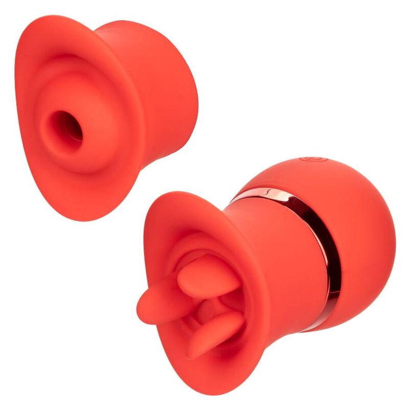 Set de Stimulare, CalExotics - French Kiss Suck & Play, 12 Functii Vibratie si Aspiratie