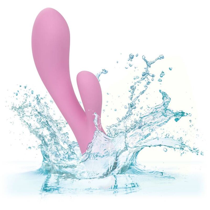 Vibrator Punctul G, CalExotics - Contour Zoie, Motoare Duble, Roz