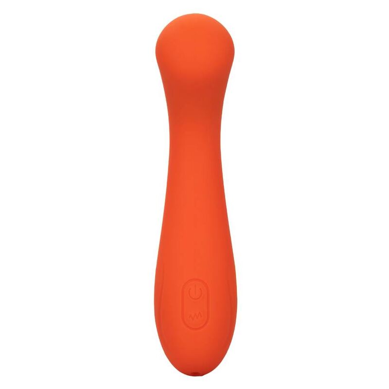 Vibrator Punctul G, CalExotics - Stella G-Wand, Silicon Lichid, Portocaliu