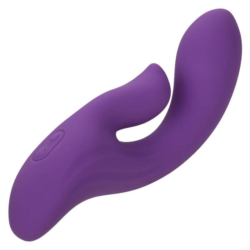 Vibrator Dual, CalExotics - Stella Dual Pleaser, Motoare Duale, Mov