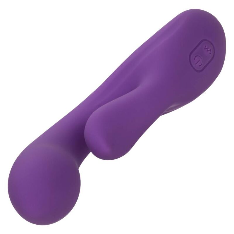 Vibrator Dual, CalExotics - Stella Dual Pleaser, Motoare Duale, Mov