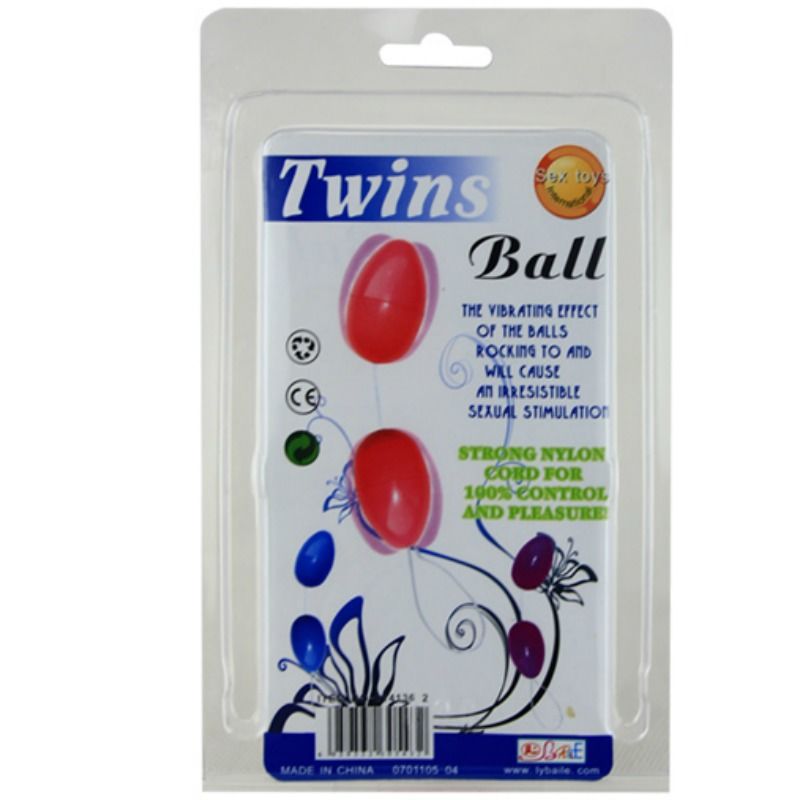 Bile Anale, Baile - Twins Balls, Efect de Vibratie, Roz