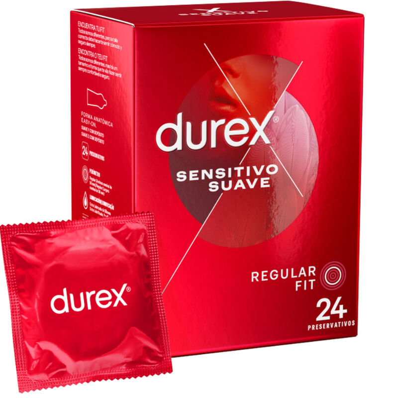 Prezervative, Durex - Soft And Sensitive, Subtire, 24 Bucati
