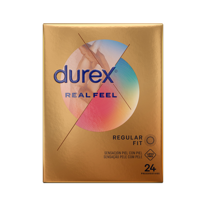 Prezervative, Durex - RealFeel, fara Latex, 24 Buc