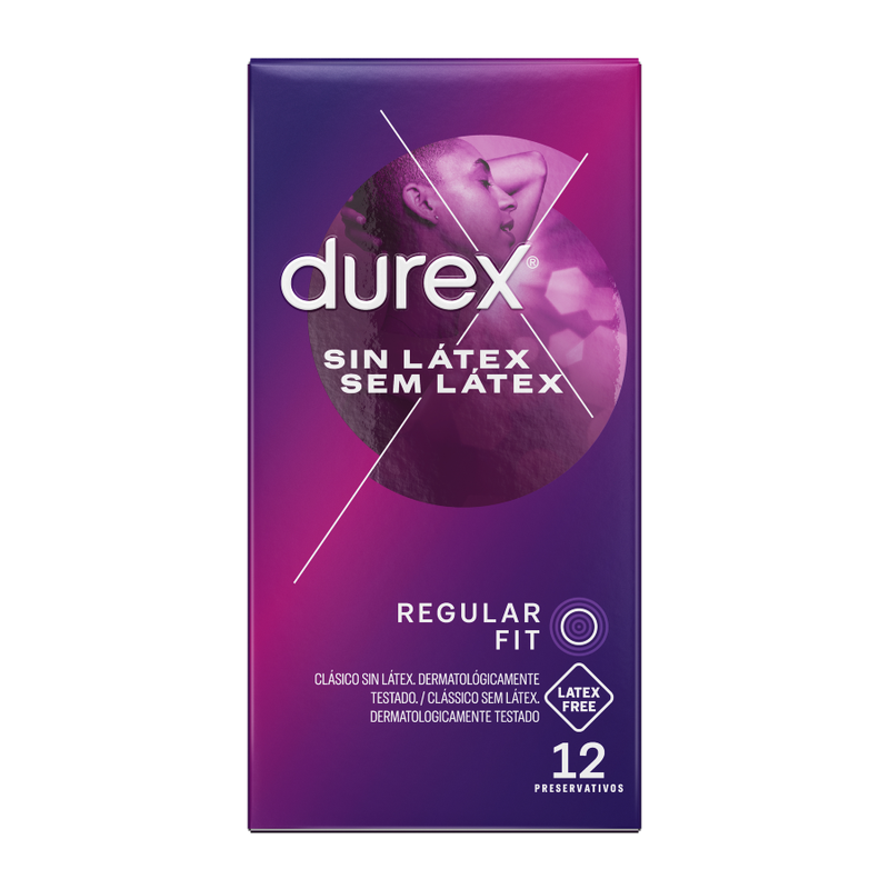 Prezervative, Durex - Latex Free, Transparent si Lubrifiat, 12 Bucati