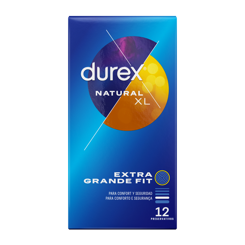 Prezervative, Durex - Natural XL, Extra-Mari, 12 Bucati