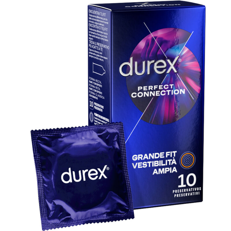 Prezervative, Durex - Perfect Connection, Extra Lubrifiere cu Silicon, 10 Unitati