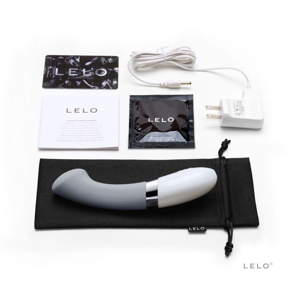 Vibrator, Lelo - Gigi 2, pentru Punctul G, Gri
