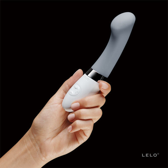 Vibrator, Lelo - Gigi 2, pentru Punctul G, Gri