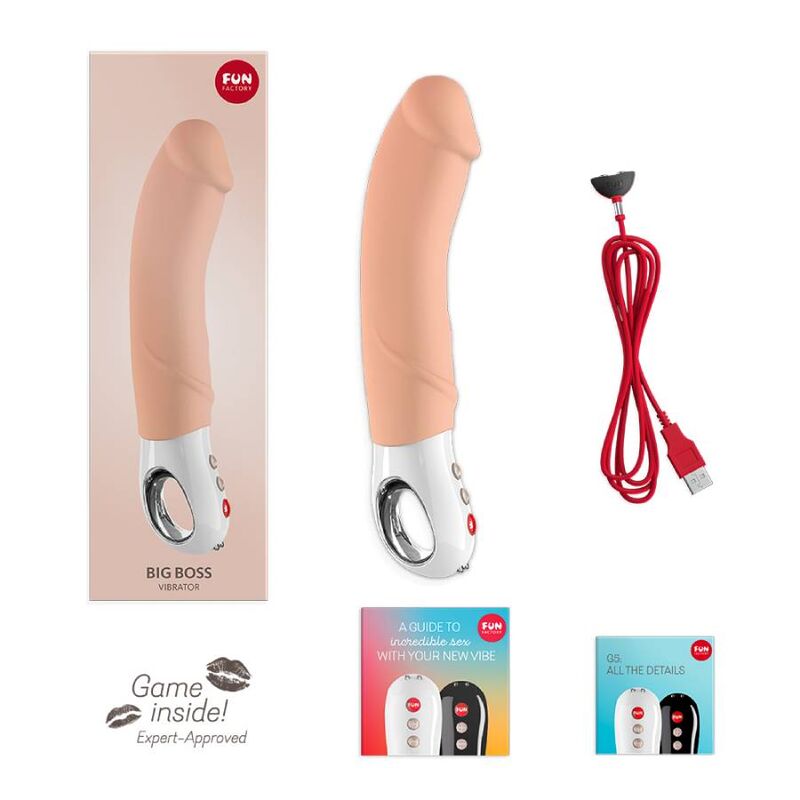 Vibrator, Fun Factory - Big Boss G5, 12 Programe de Vibratii, Nude