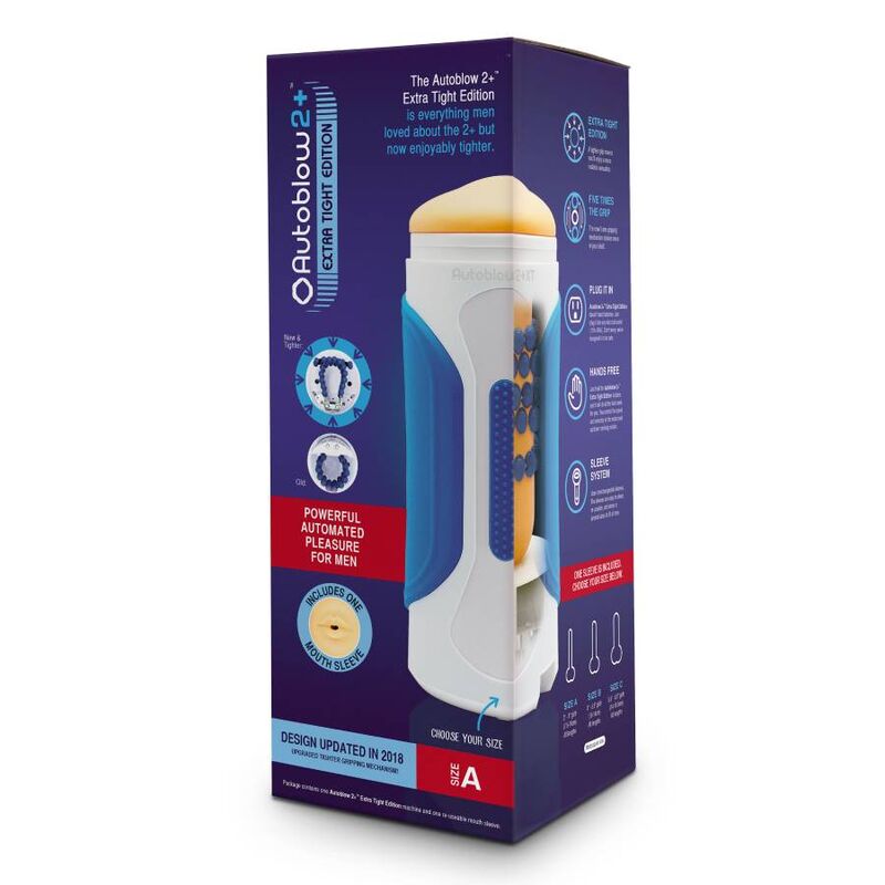 Masturbator, Autoblow - 2+ XT, Maneci Interschimbabile, Marimea A