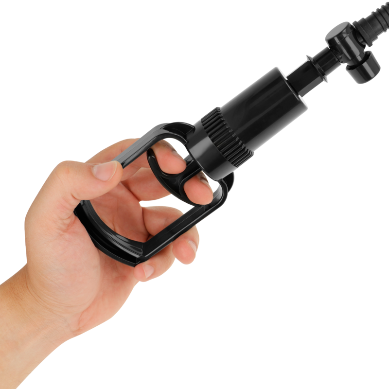 Pompa Marire Penis, Intense - Black Pump 01, cu Manometru Incorporat, Negru