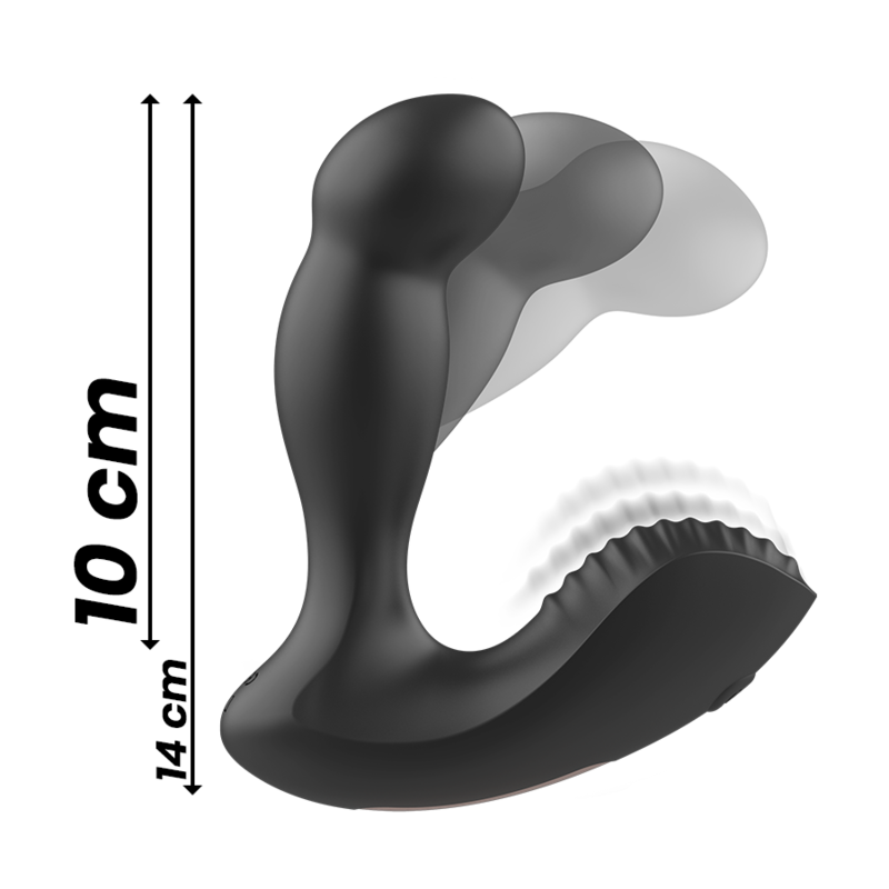 Vibrator Anal, Ibiza - Anal Wave, cu Telecomanda, 11 x 4 CM