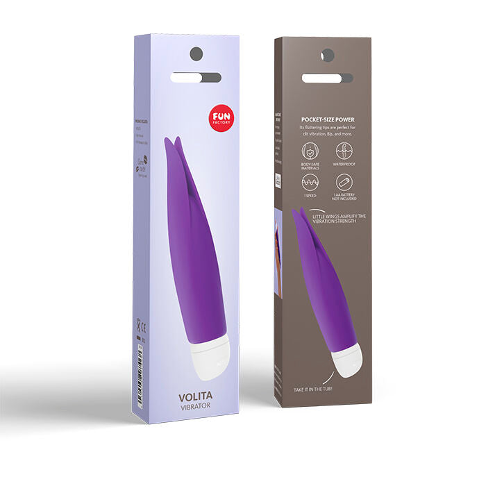 Vibrator, Fun Factory - Volita Slim, Varfuri Fluturatoare, Mov
