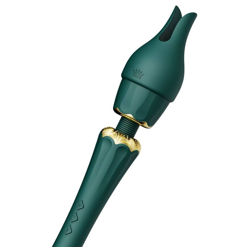 Vibrator Wand, Zalo - Kyro, Tehnologie Direct Power 2.0, Verde