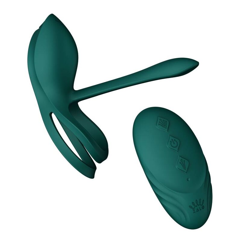 Inel Vibrator pentru Cupluri, Zalo - Bayek, cu Telecomanda si Control prin Aplicatie, Verde