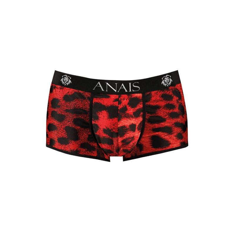 Boxeri Barbati, Anais For Men - Savage, Microfibra Rosie cu Imprimeu Animalier, S